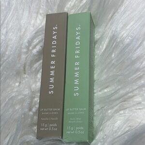 Summer Fridays Lip Butter Balm Set - Vanilla & Sweet Mint